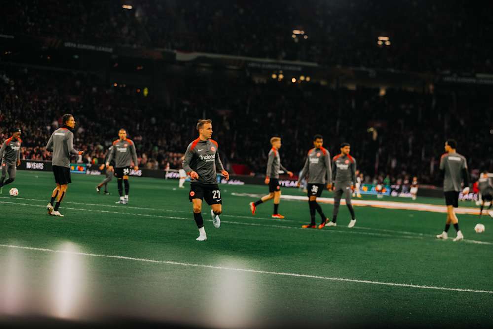 Heiß machen für das Achtelfinale in Amsterdam.