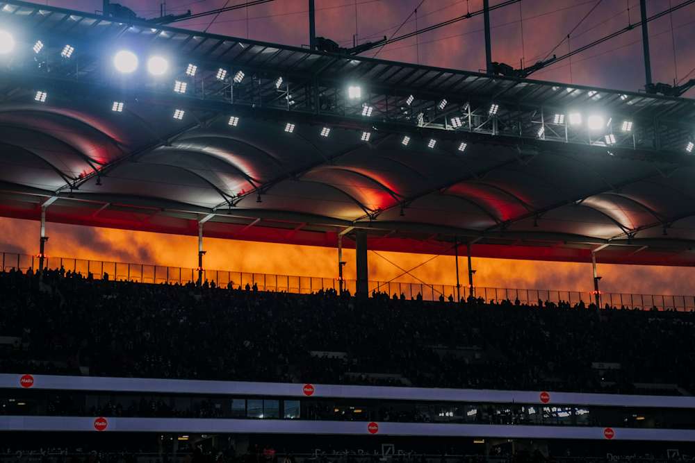 Heimspielfreuden im Deutsche Bank Park.