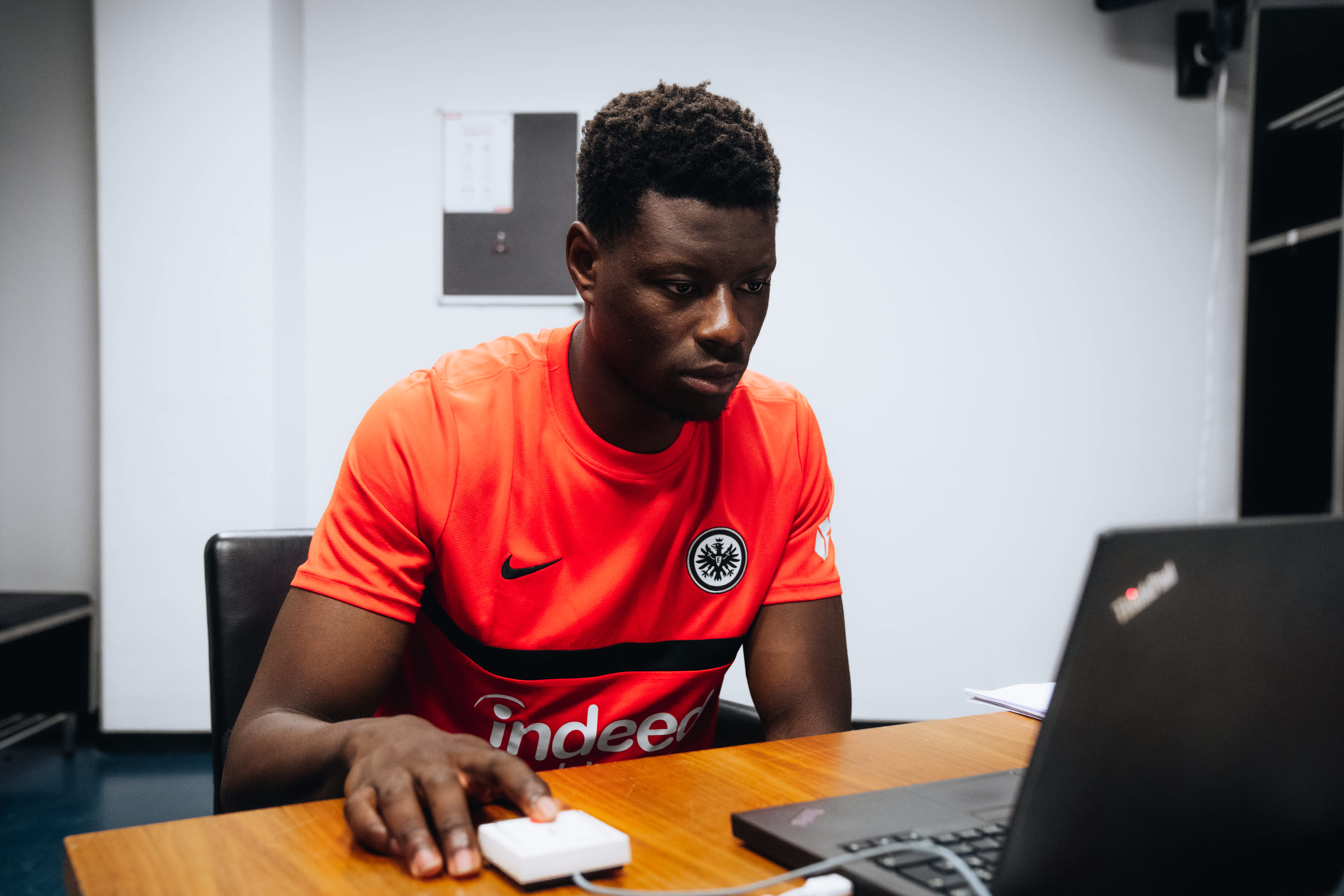Ragnar Ache beim Leistungstest zum Saisonauftakt 2021/22. Ragnar Ache beim Leistungstest zum Saisonauftakt 2021/22.