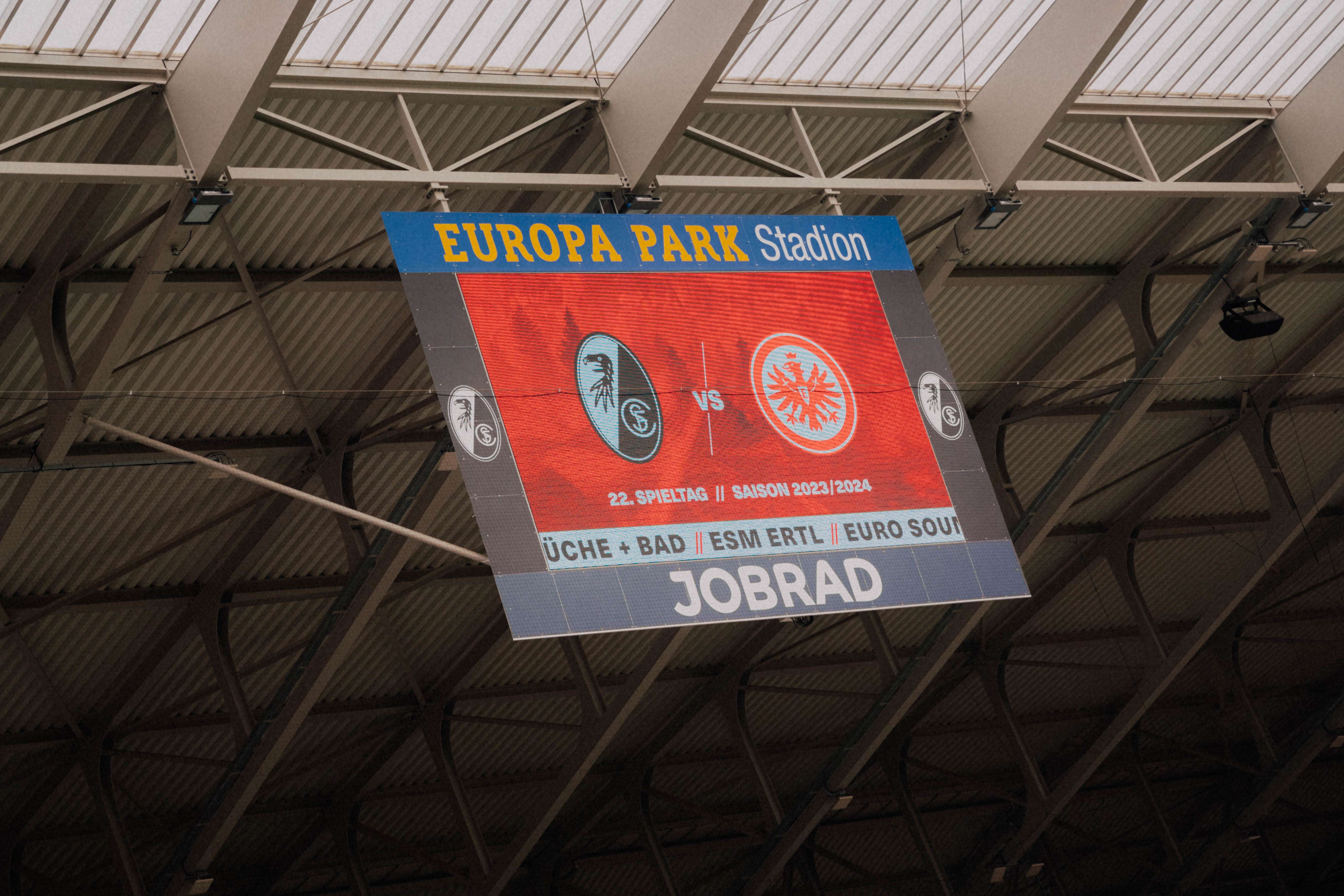 Eintracht Frankfurt zu Gast im Europa-Park Stadion. Eintracht Frankfurt zu Gast im Europa-Park Stadion.