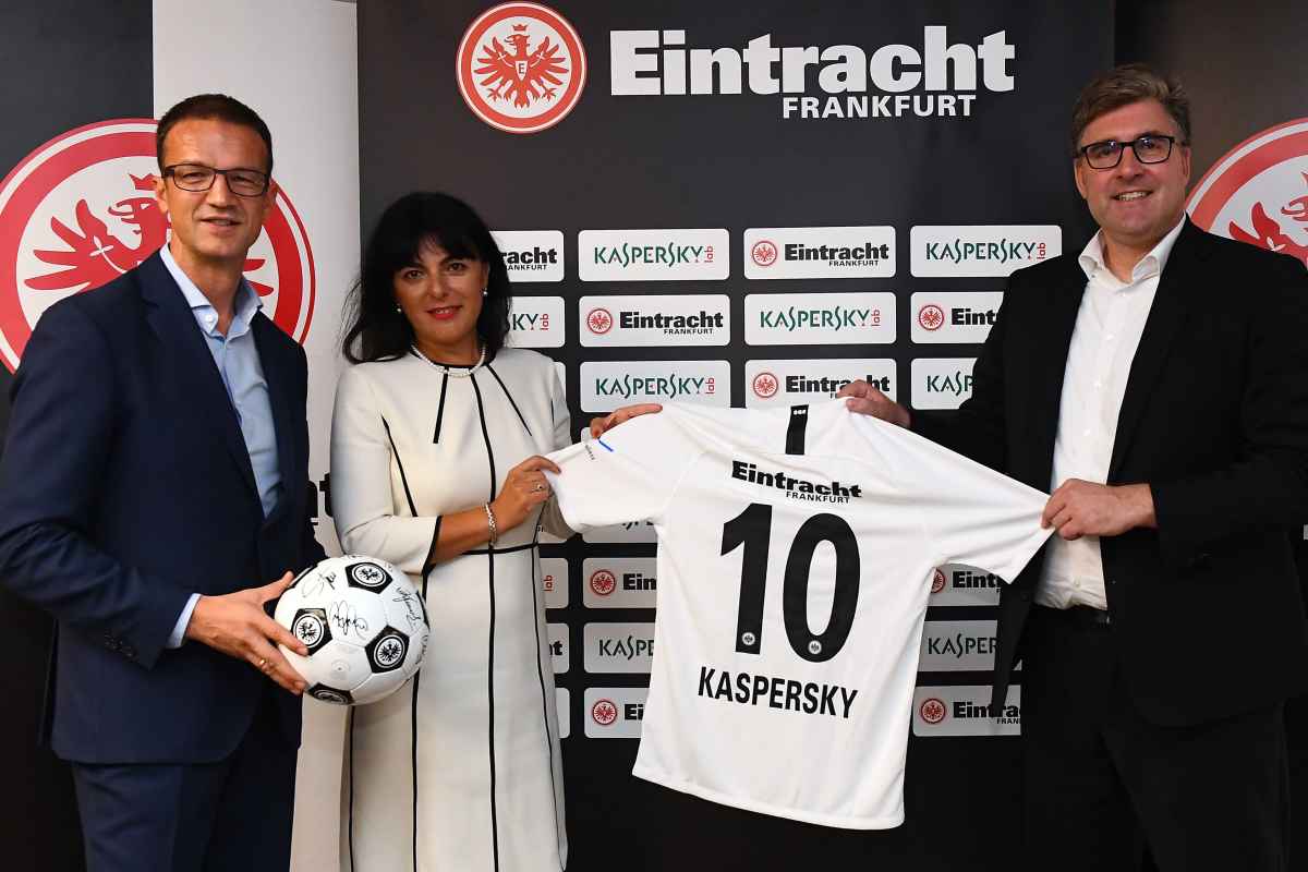 Eintracht Frankfurt Football Ag Partners With Kaspersky Lab Eintracht Frankfurt Pros