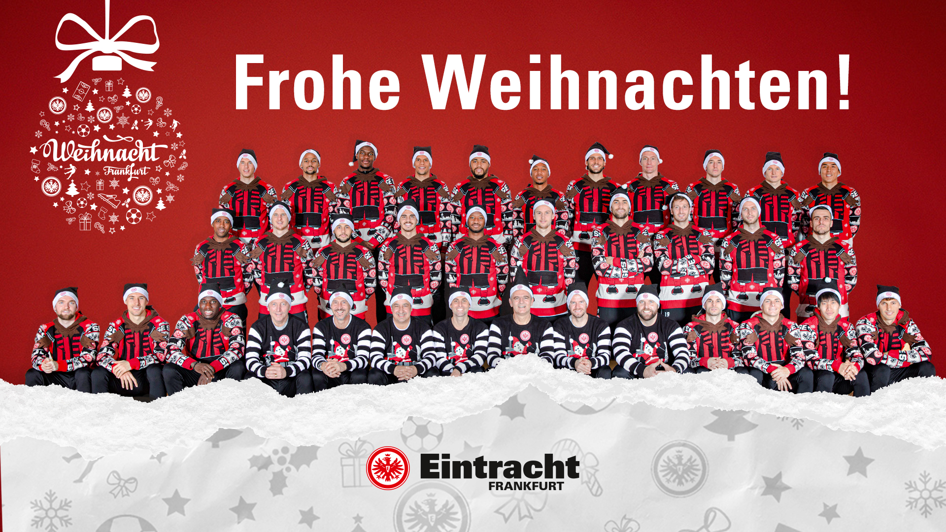 Eintracht Frankfurt wünscht frohe Weihnachten! - Eintracht Frankfurt Profis
