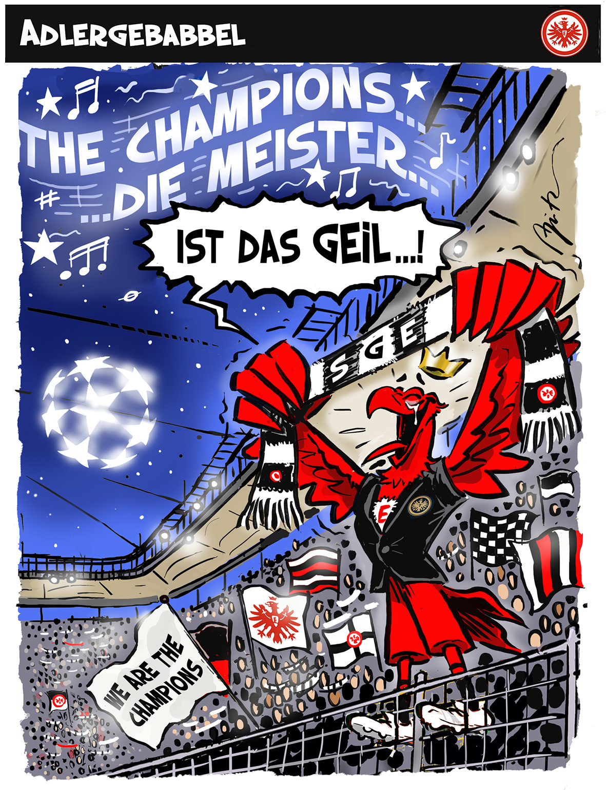 CL-Premieren-STT Eintracht Frankfurt gegen Sporting Lissabon, 1