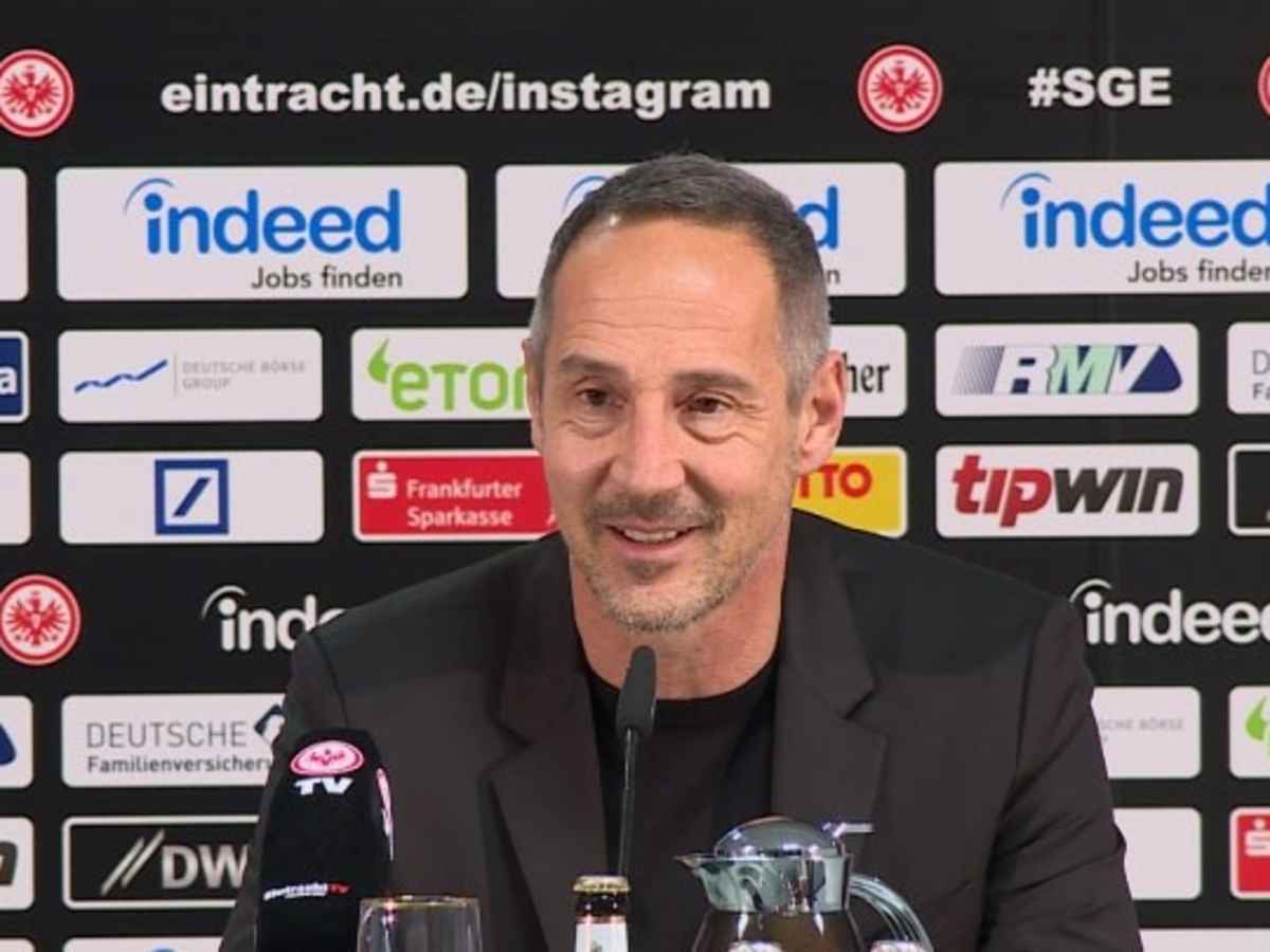 SGE - B04: Pressekonferenz vor dem Spiel - Eintracht ...