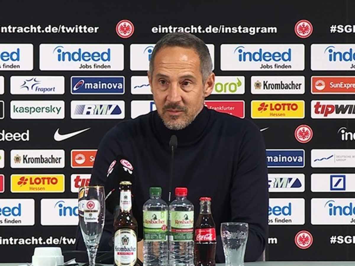 SGE - FCB: Pressekonferenz vor dem Spiel - Eintracht ...
